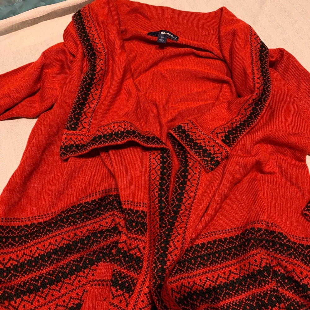 Denim 24/7 Sweater Cardigan Size 18/20